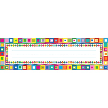Barker Creek Retro Bulletin Board Signs/Name Plates, 36/Pack 1409